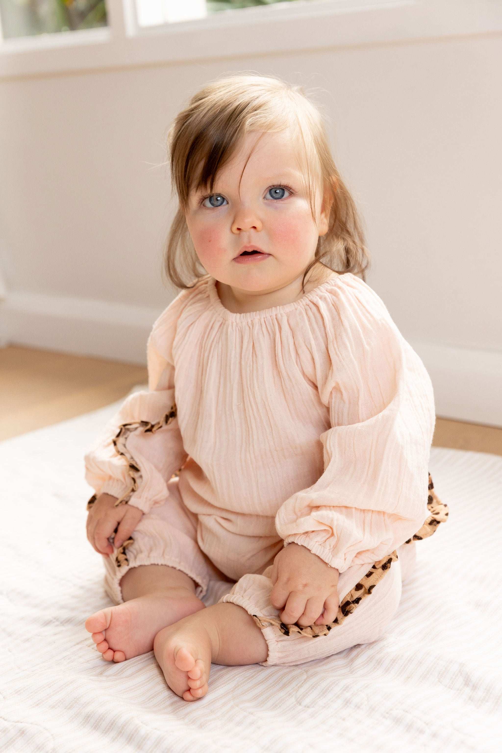 Iris Playsuit - Baby Pink