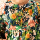 Ivy Baby Dress - Strawberry Navy