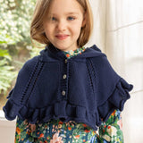 Sofia Shawl - Navy
