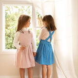Ellie Pinafore Dress - Sky Blue