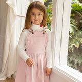 Ellie Pinafore Dress - Happy Pink