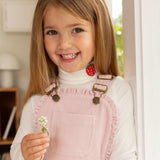 Ellie Pinafore Dress - Happy Pink