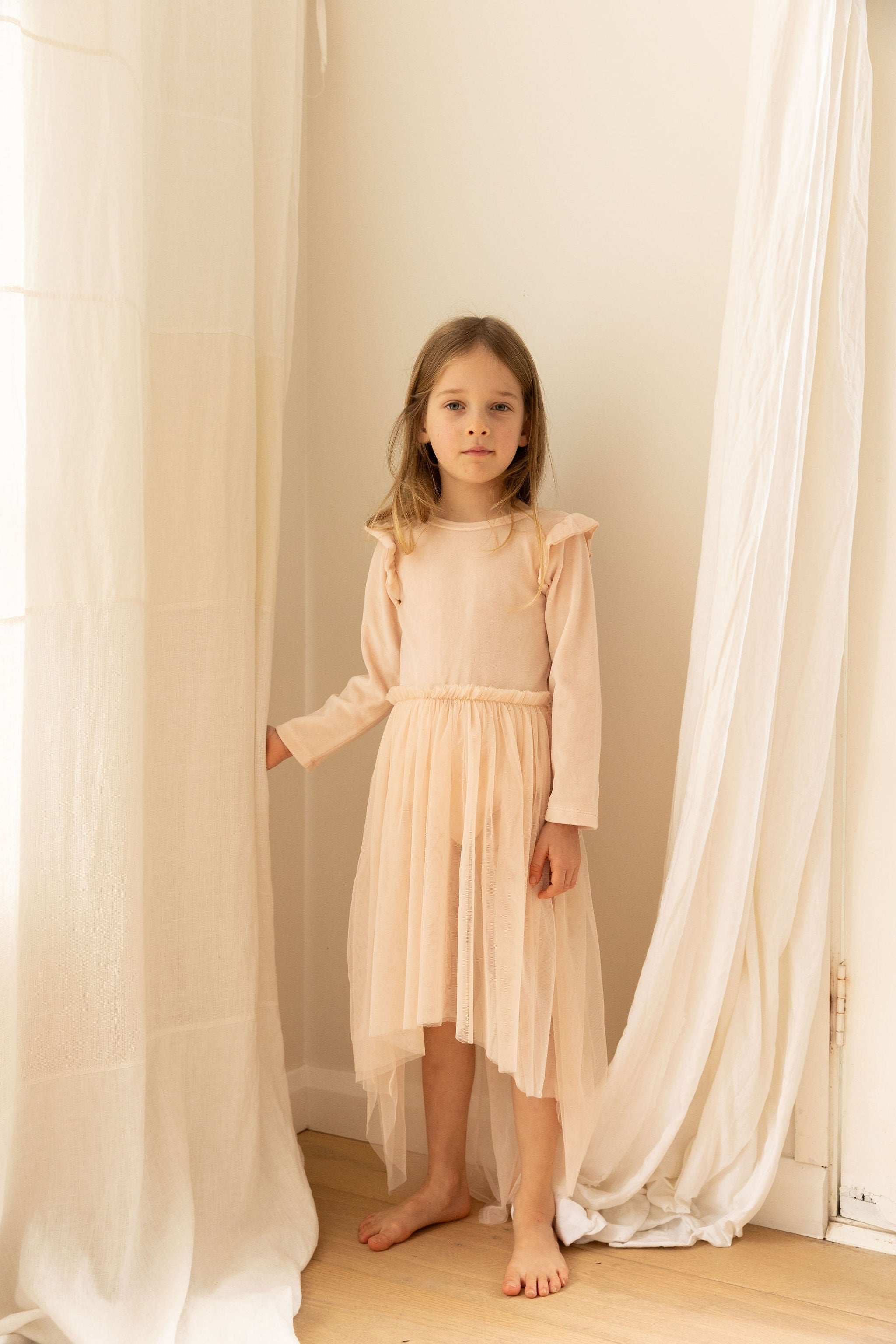 Birdie Dress - Baby Pink