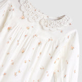 Crochet Collar Playsuit - Chintz