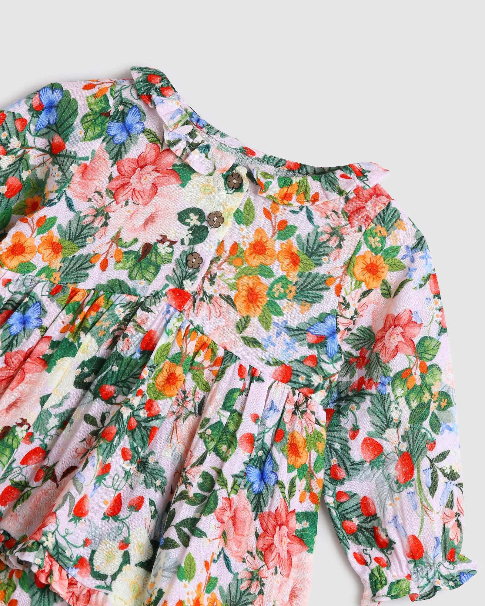 Ivy Baby Dress - Strawberry Pink