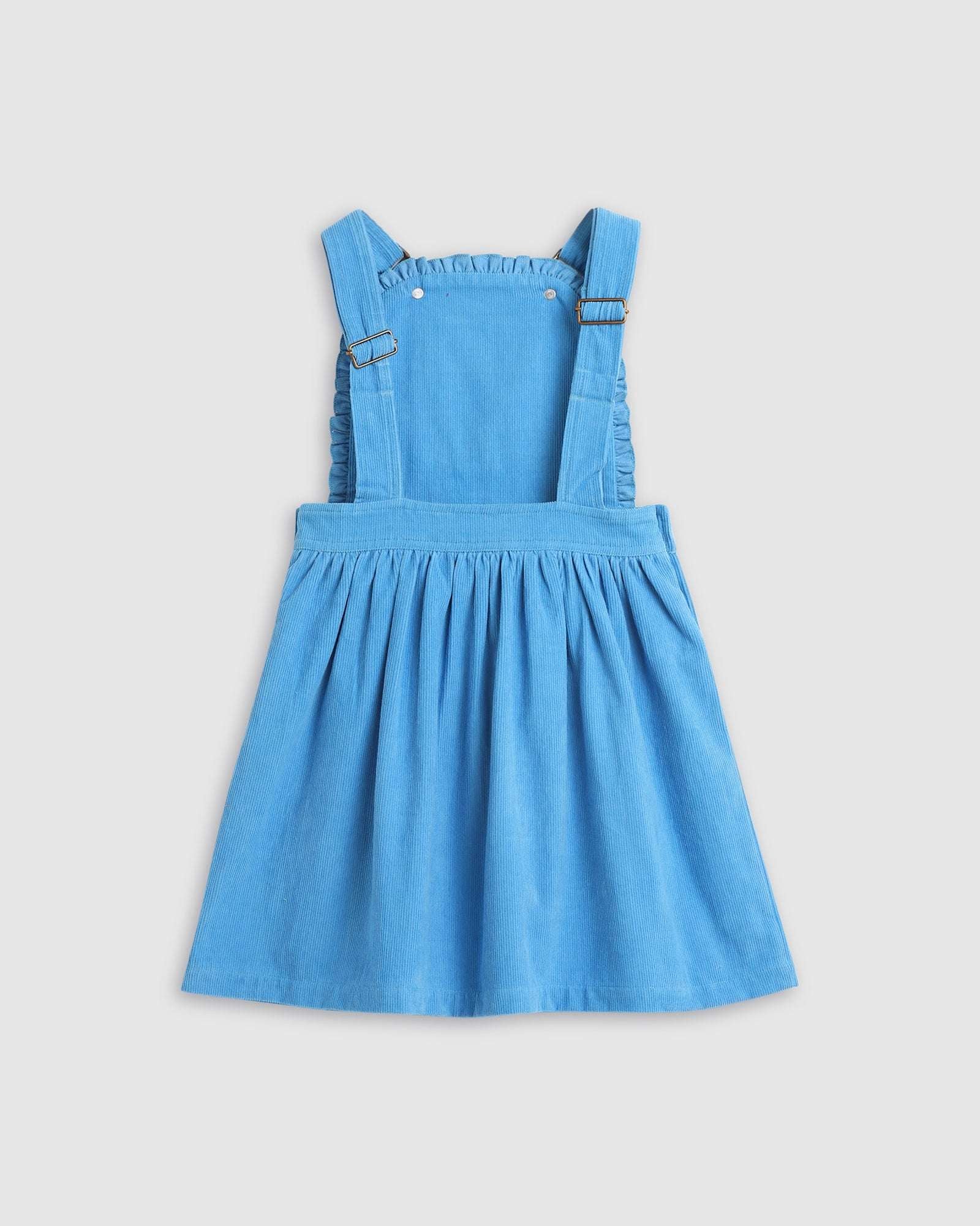 Ellie Pinafore Dress - Sky Blue