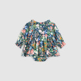 Ivy Baby Dress - Strawberry Navy