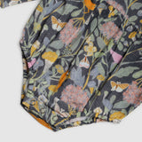 Elenora Playsuit - Botanical Navy