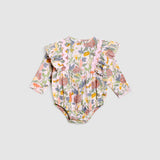 Elenora Playsuit - Botanical Pink