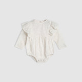 Elenora Playsuit - Natural Lace