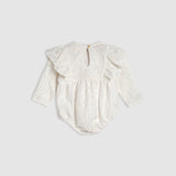 Elenora Playsuit - Natural Lace
