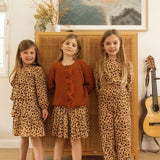 Frou Frou Dress - Leopard