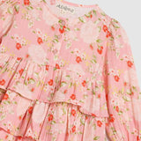 Allegra Dress - Fabulous Blooms Pink