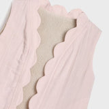 Ellie Reversible Vest - Pink & Sherpa