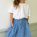 Laura Skirt - Chambray