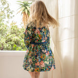 Primrose Dress - Strawberry Navy