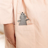 Lucy Mouse Dress - Baby Pink Mouse