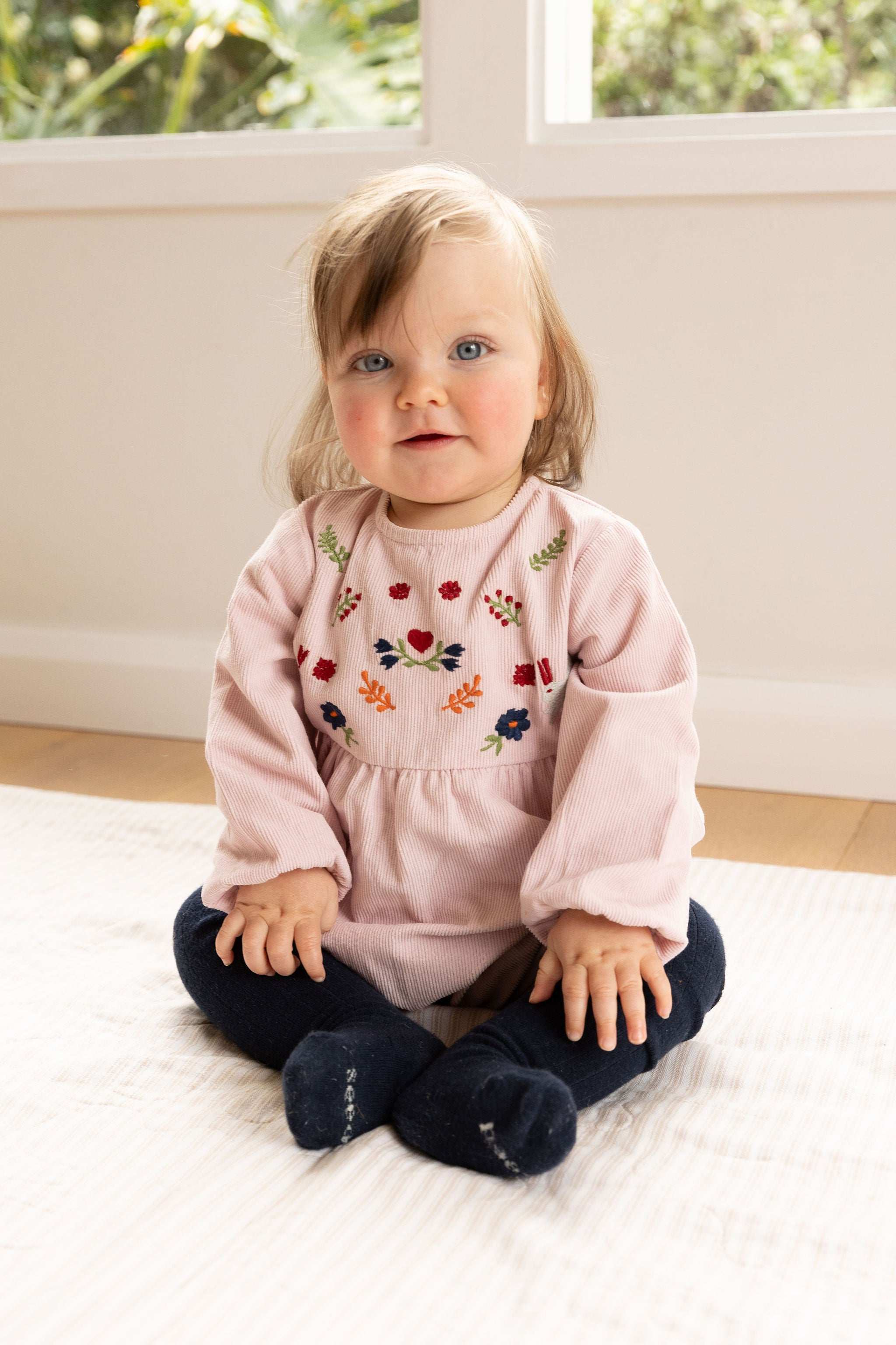 Bunny Playsuit - Happy Pink