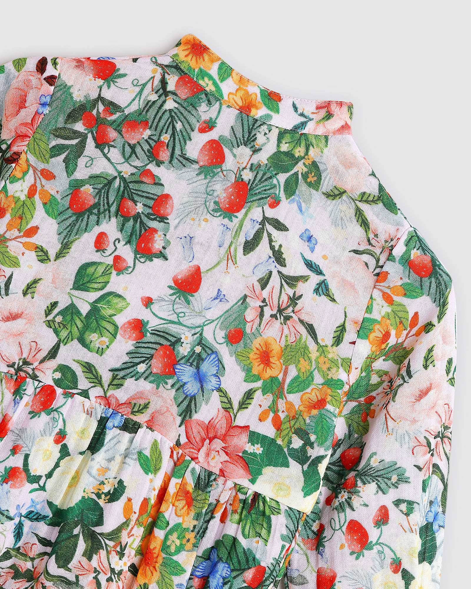 Peach Playsuit - Strawberry Pink