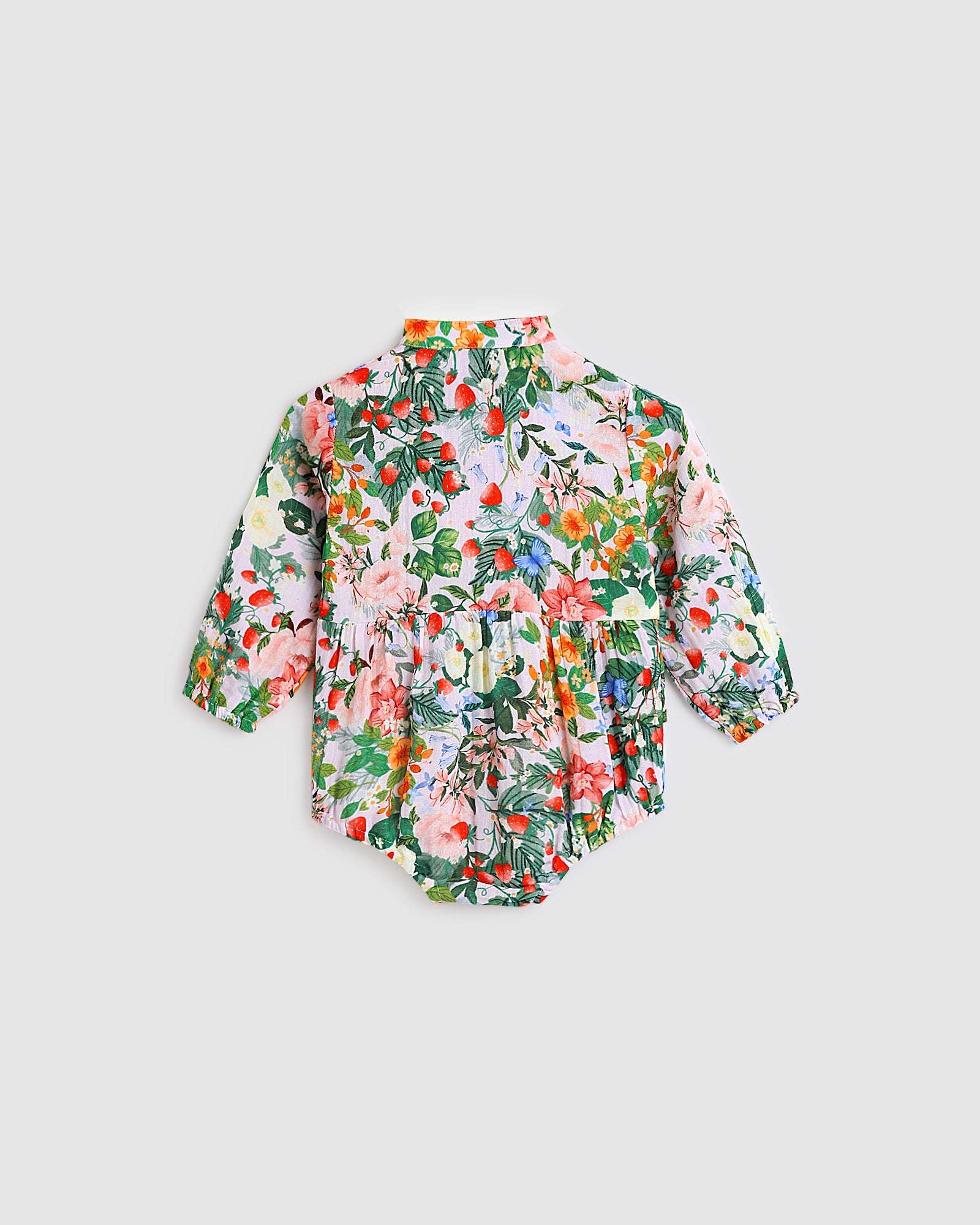Peach Playsuit - Strawberry Pink