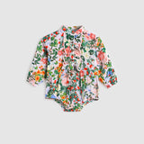 Peach Playsuit - Strawberry Pink