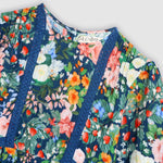 Primrose Dress - Strawberry Navy