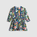 Primrose Dress - Strawberry Navy