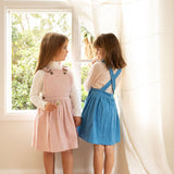 Ellie Pinafore Dress - Sky Blue