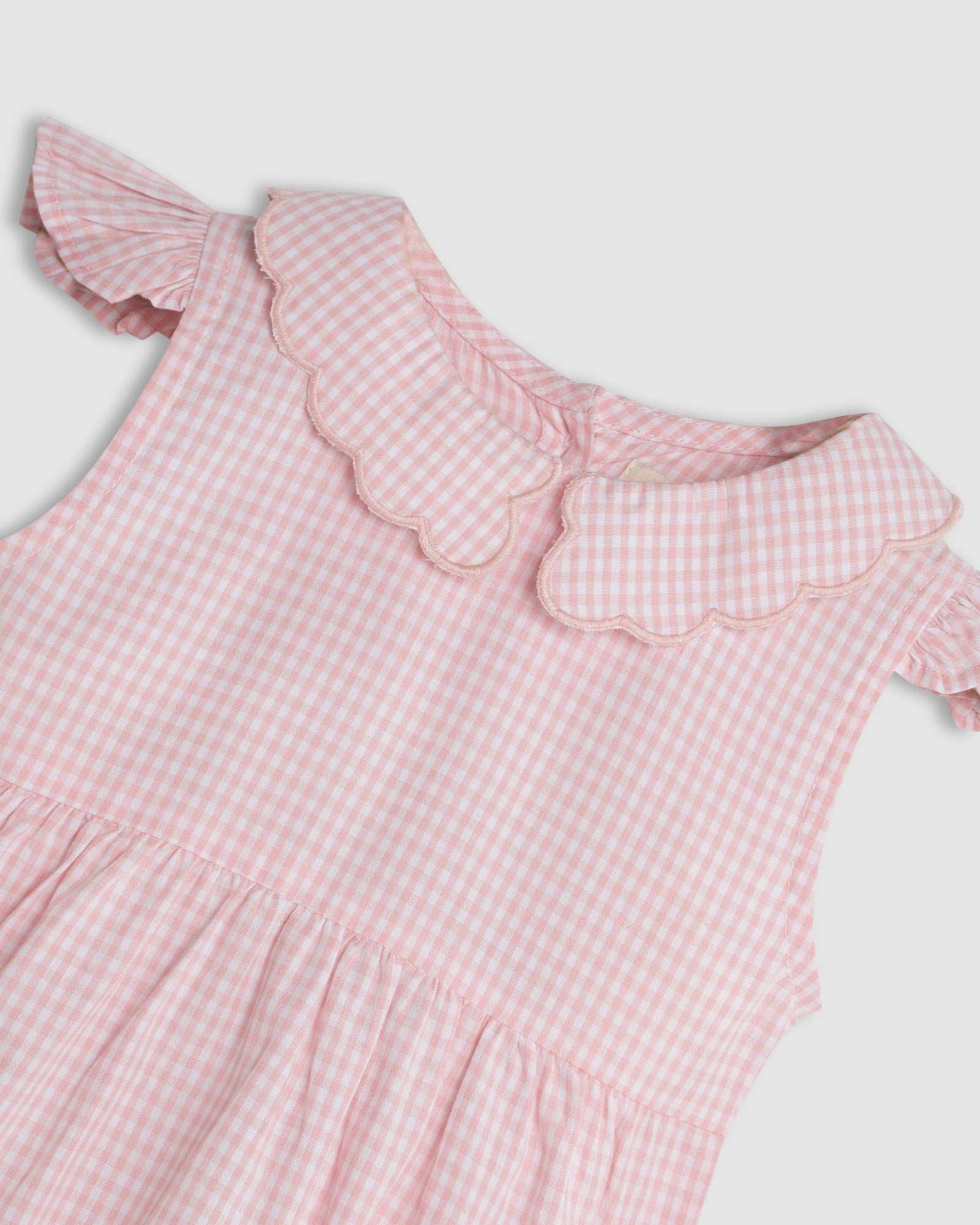 Nora Playsuit - Pink Gingham