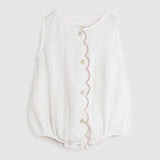 Bonnie Playsuit - White