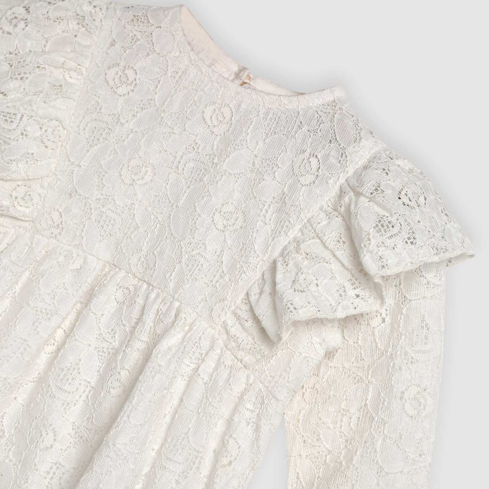 Elenora Playsuit - Natural Lace