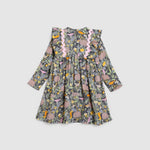 Ingrid Dress - Botanical Navy
