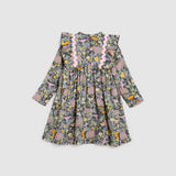 Ingrid Dress - Botanical Navy