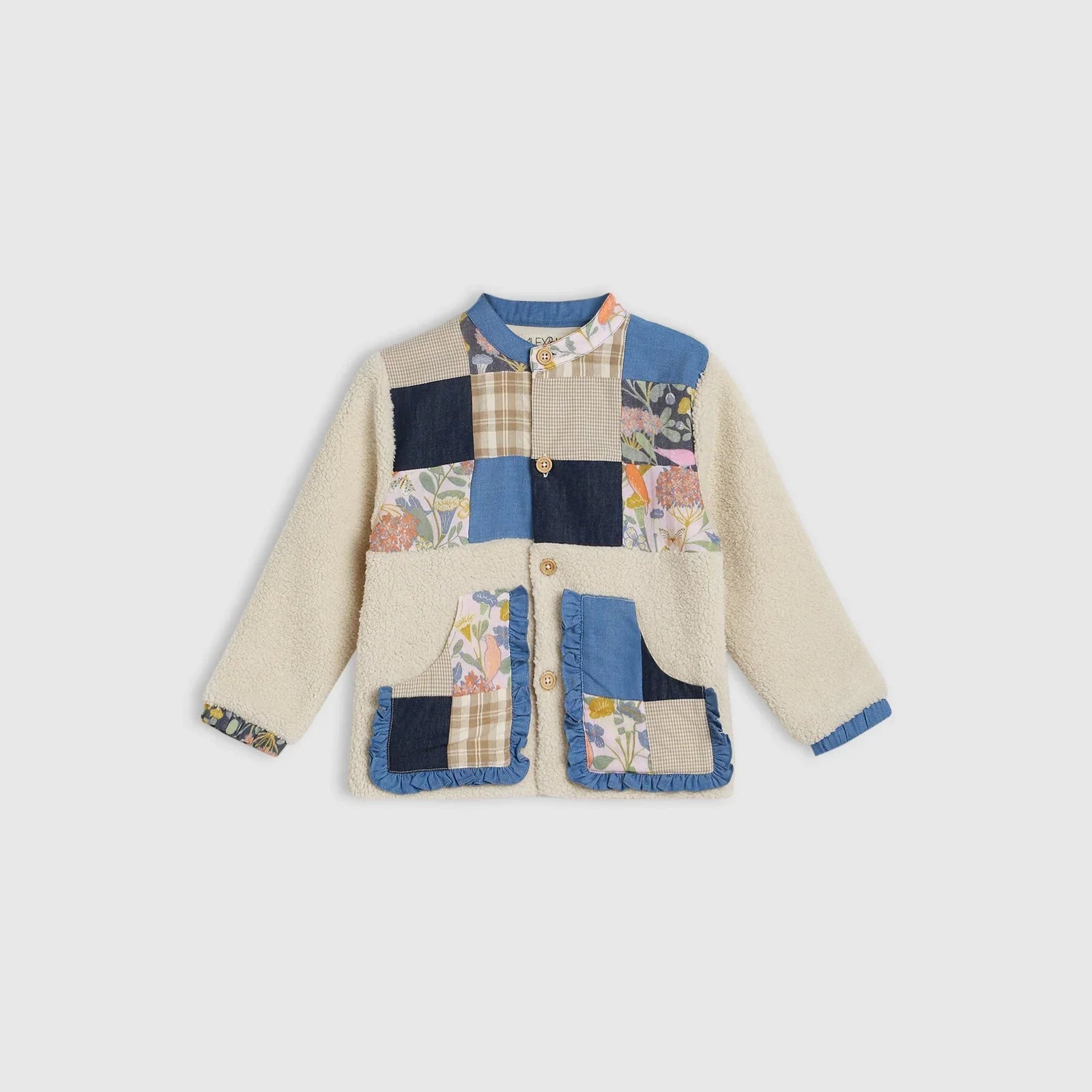 Ada Jacket - Multi Teddy Fur - ALEX & ANT