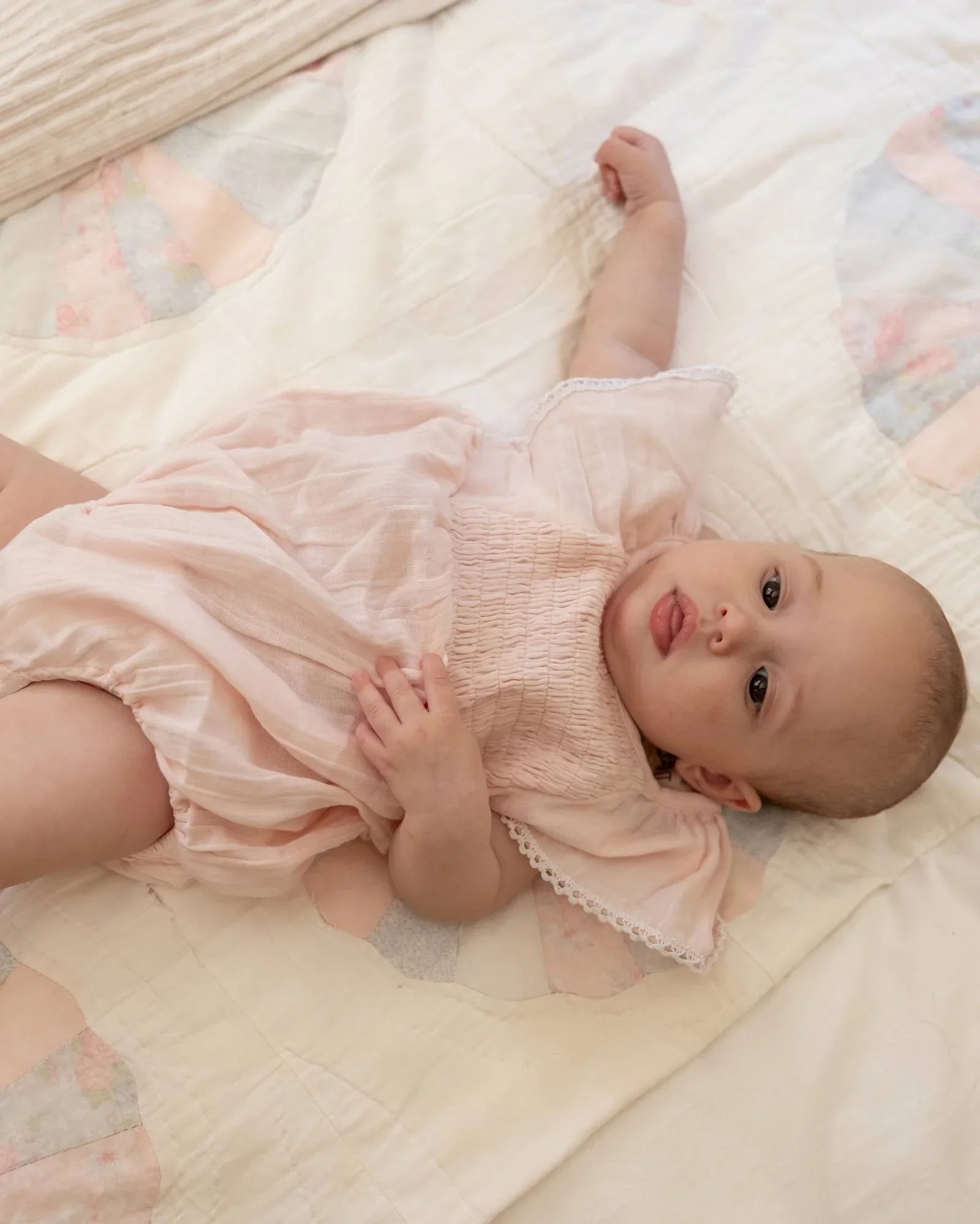 Alice Playsuit - Petal Pink - ALEX & ANT