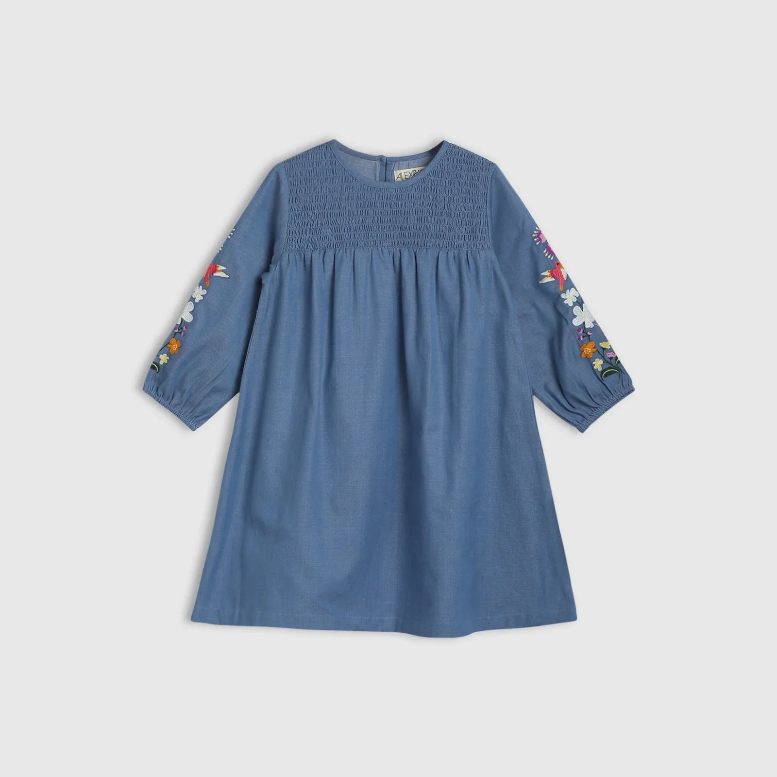 Amelia Dress - Chambray - ALEX & ANT