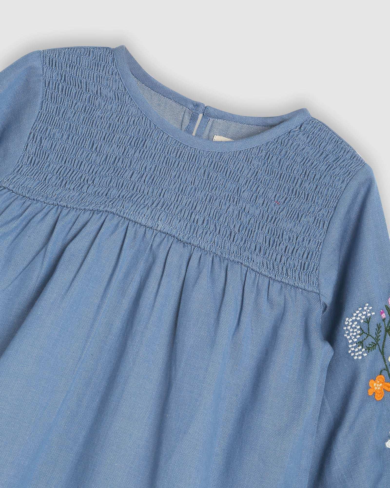 Amelia Top - Chambray - ALEX & ANT