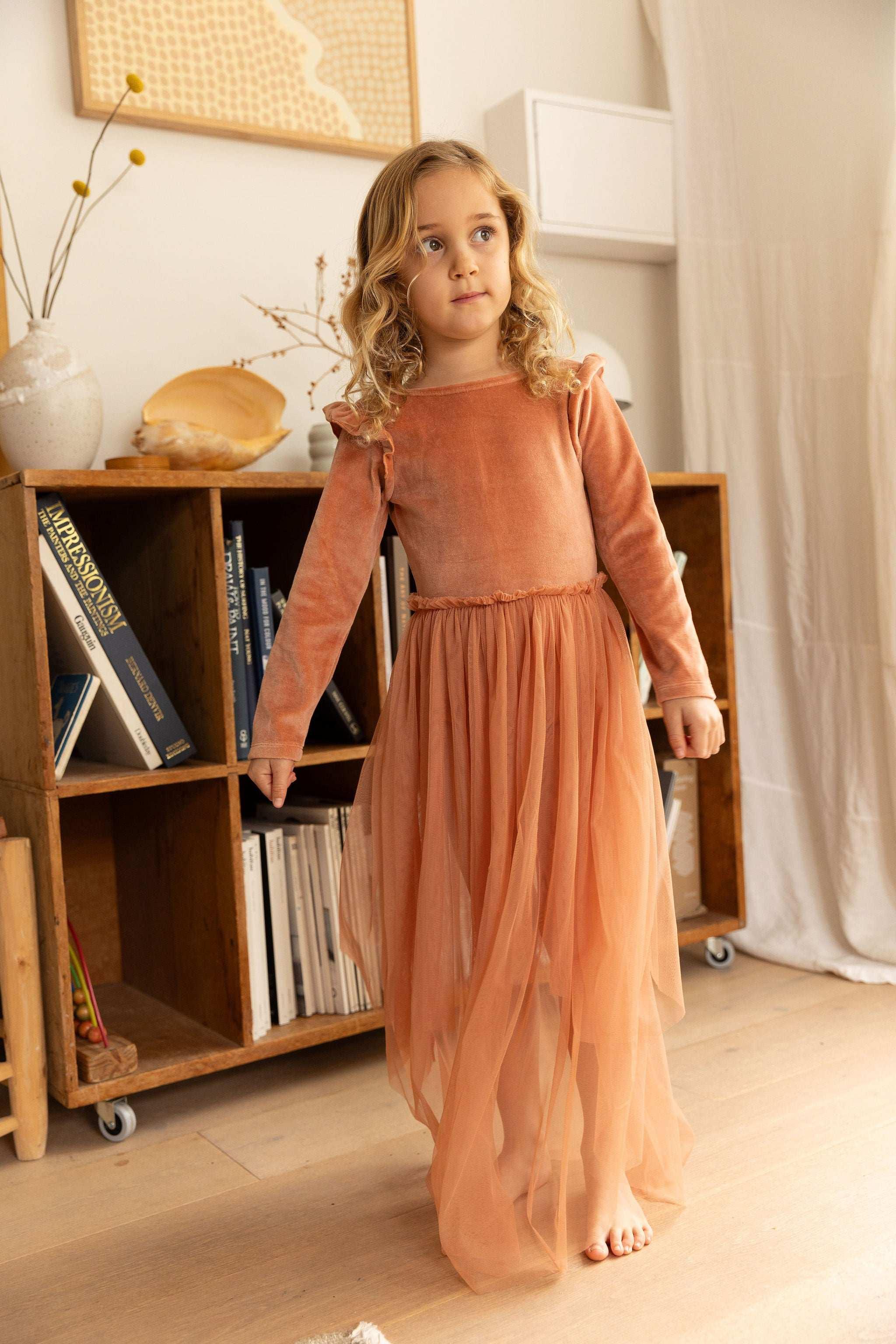 Birdie Dress - Burnt Pink - ALEX & ANT