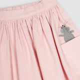 Bunny Skirt - Baby Pink Mouse Emb - ALEX & ANT