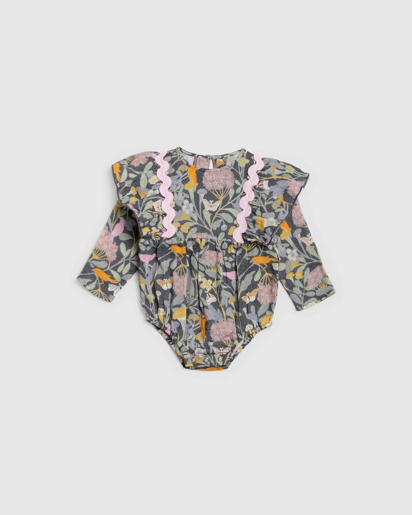 Elenora Playsuit - Botanical Navy - ALEX & ANT