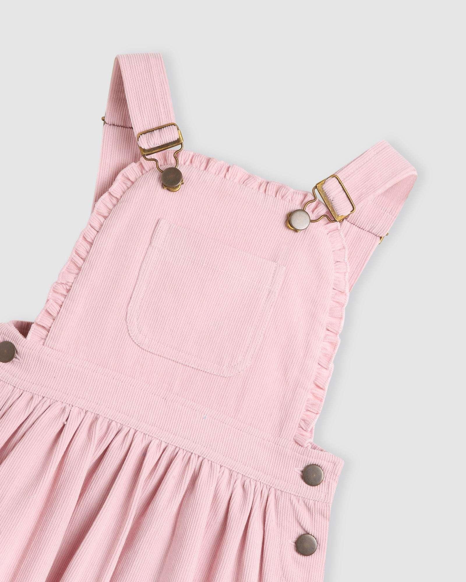Ellie Pinafore Dress - Happy Pink - ALEX & ANT