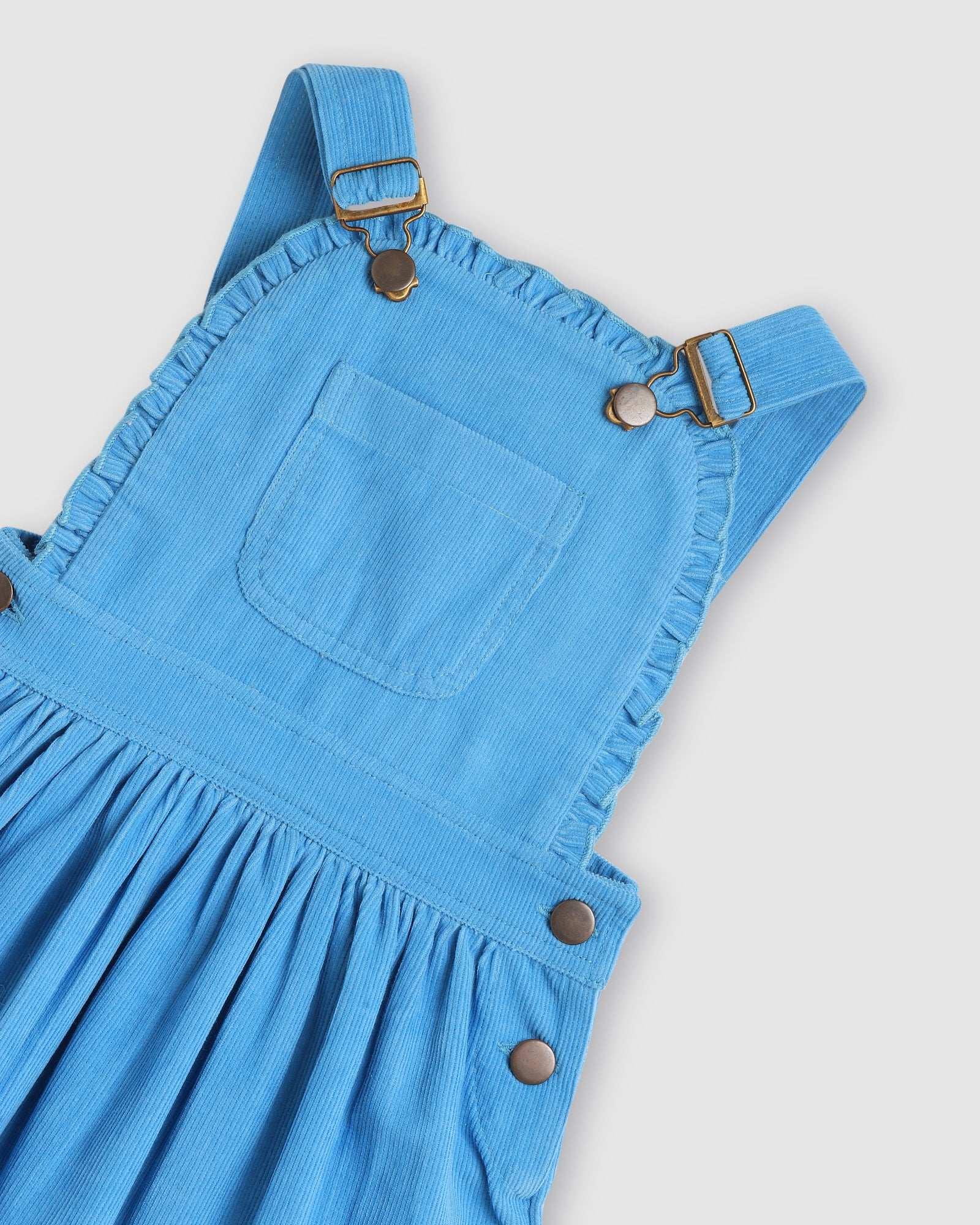 Ellie Pinafore Dress - Sky Blue - ALEX & ANT