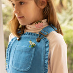 Ellie Pinafore Dress - Sky Blue - ALEX & ANT