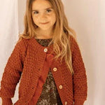 Fran Frilly Cardigan - Burnt Pink - ALEX & ANT