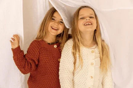 Fran Frilly Cardigan - Burnt Pink - ALEX & ANT