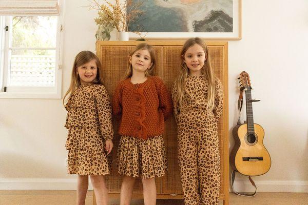 Frou Frou Dress - Leopard - ALEX & ANT