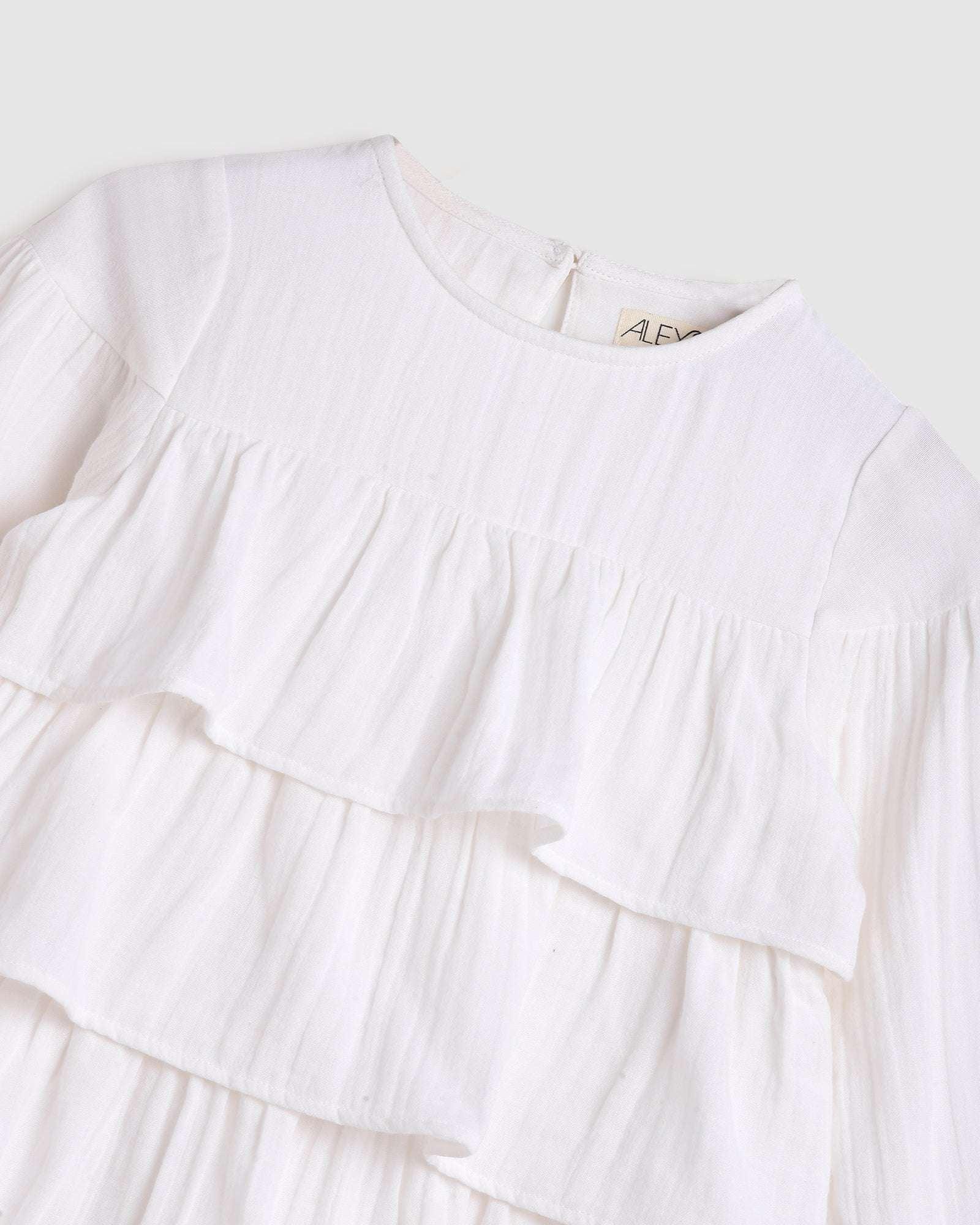 Frou Frou Dress - Natural - ALEX & ANT