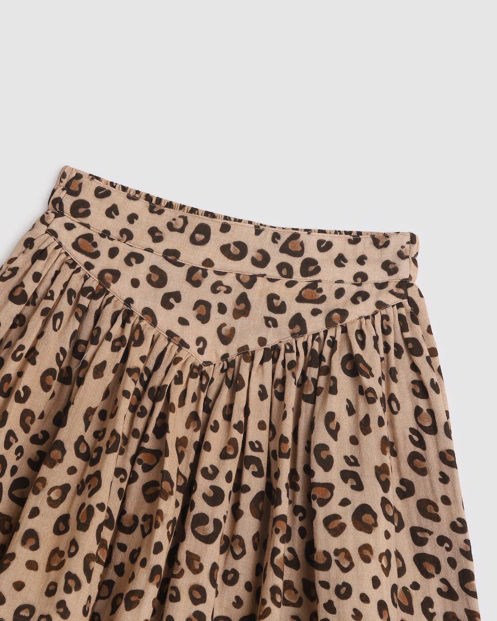 Hazel Skirt - Leopard - ALEX & ANT