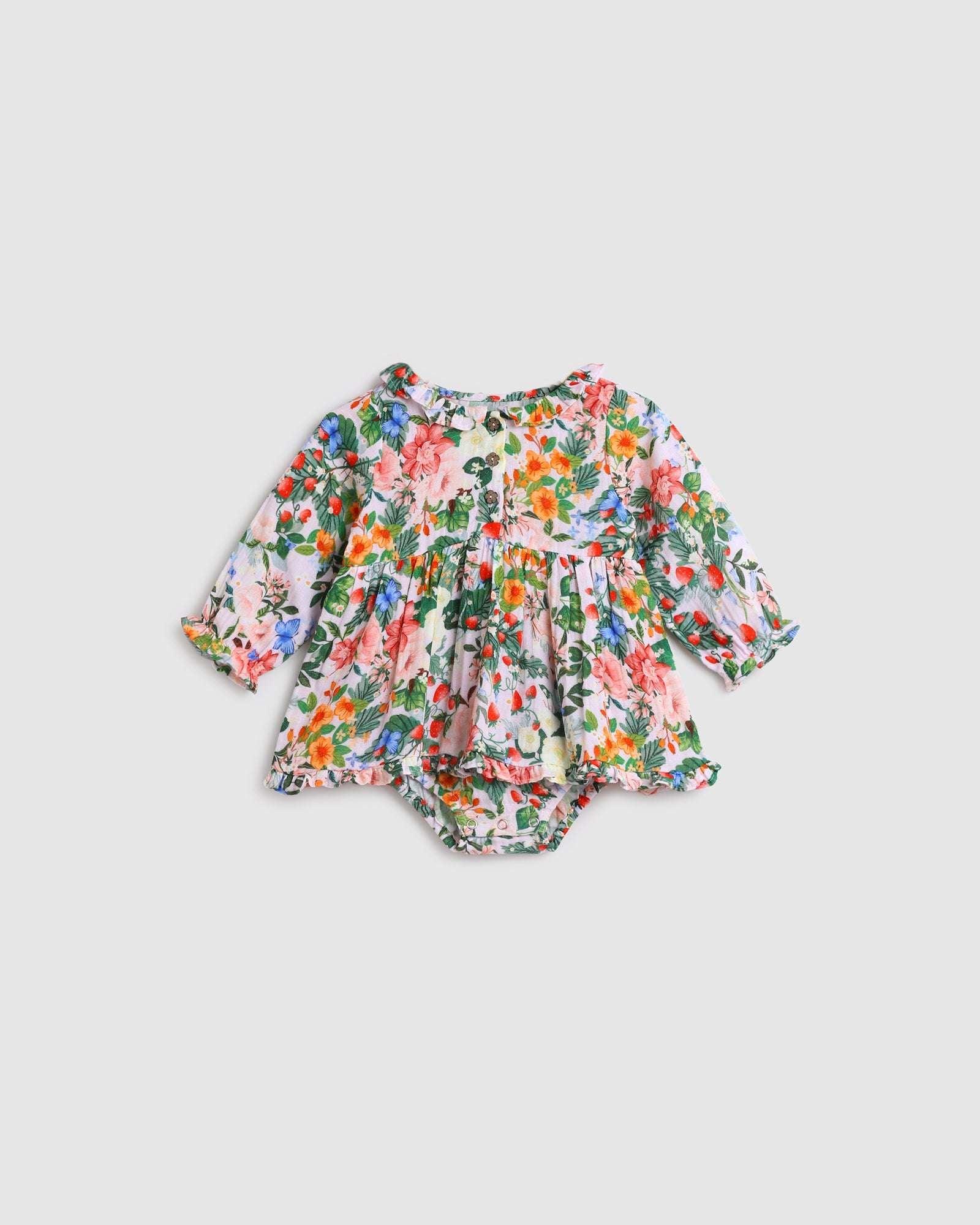 Ivy Baby Dress - Strawberry Pink - ALEX & ANT