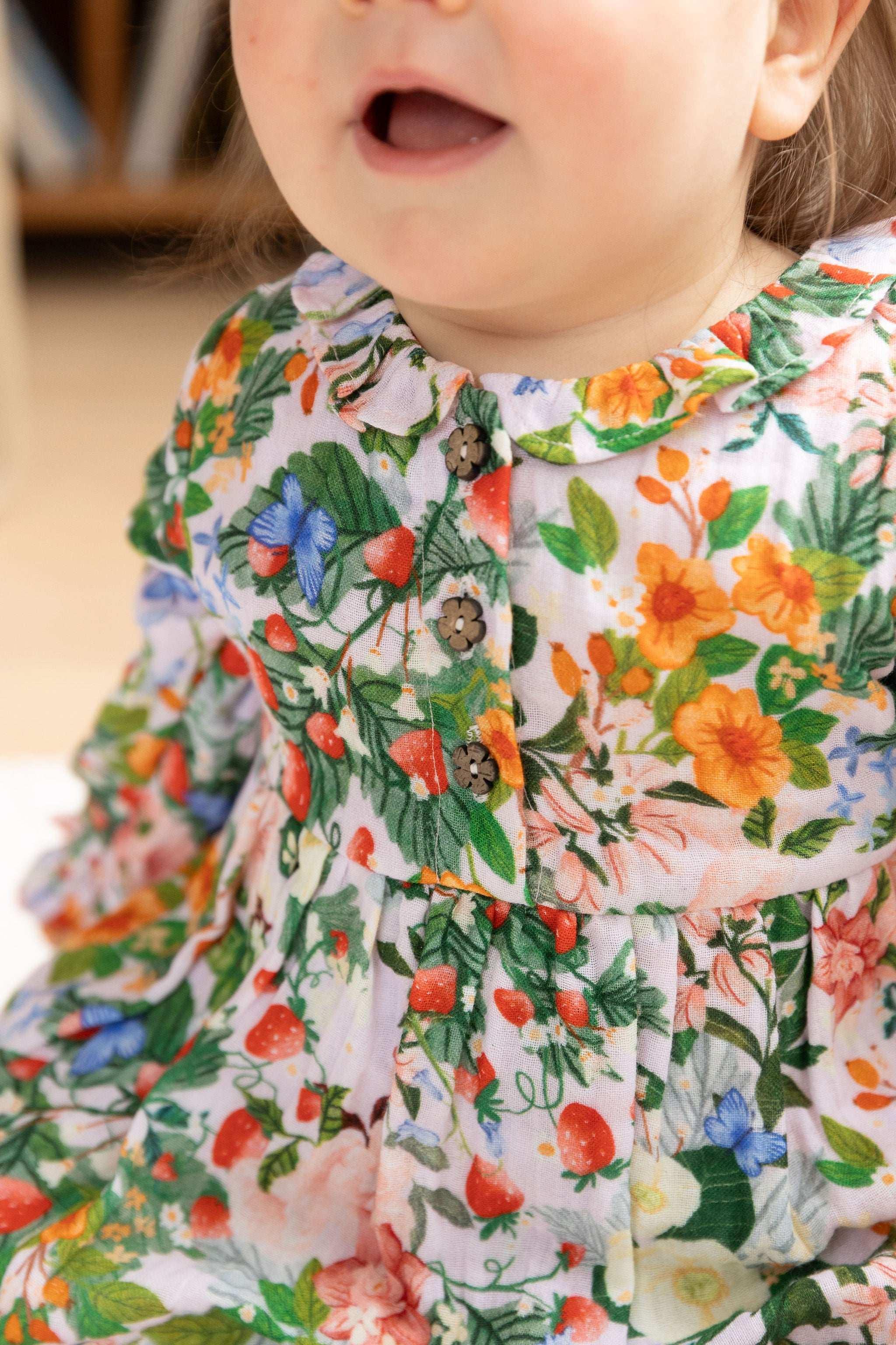 Ivy Baby Dress - Strawberry Pink - ALEX & ANT